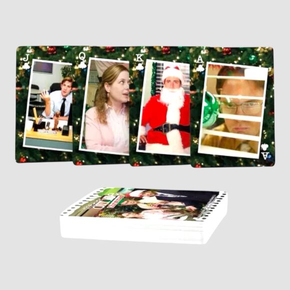 “The Office” Christmas Playing Cards Aquarius Puzzles Use With Any Card Game! - Picture 3 of 5